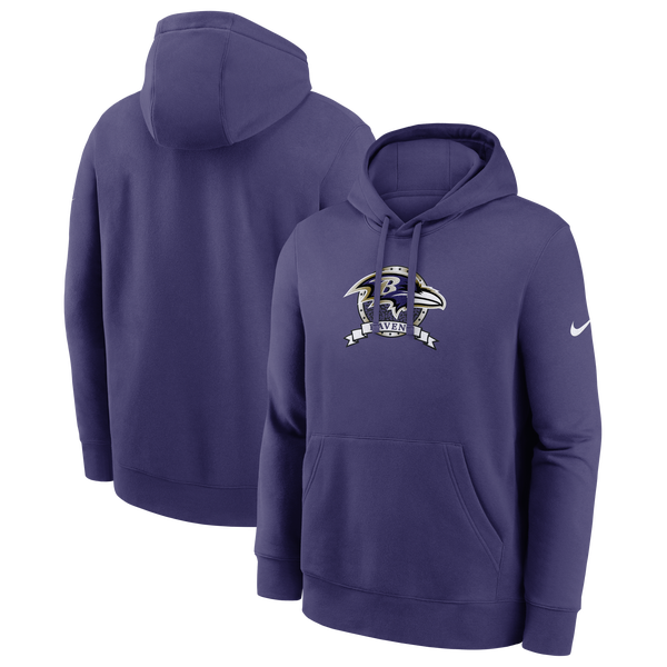 Nike NFL Ravens Hoodie - Men's - Purple