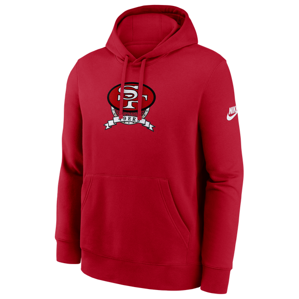 Nike NFL 49Ers Hoodie - Men's - Red - Image 2