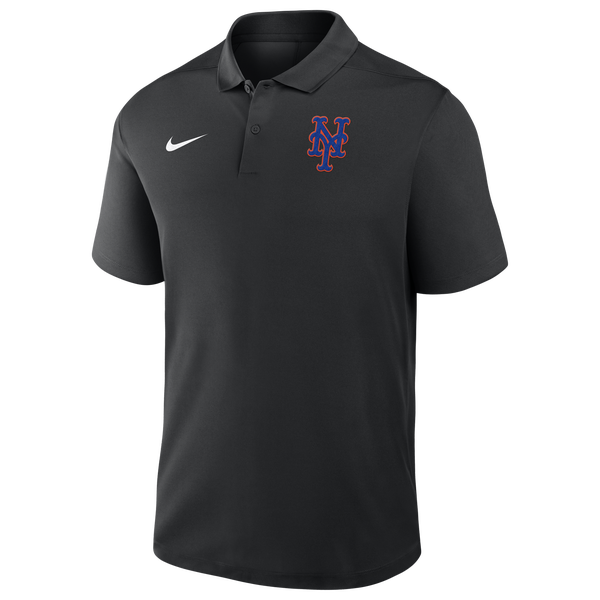 Nike Mets Victory Polo - Men's - Black - Image 2