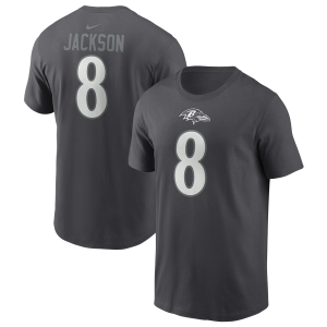 Nike Ravens Team Name T-Shirt - Men's - Grey