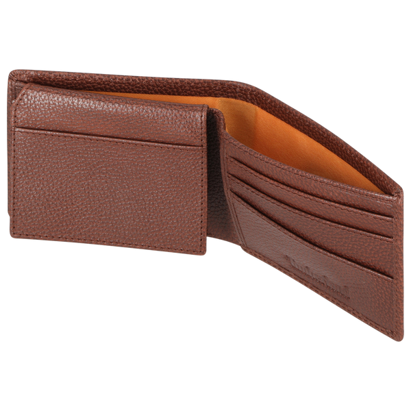 Timberland Metal Tree Logo Passcase Wallet - Men's - Cognac - Image 4