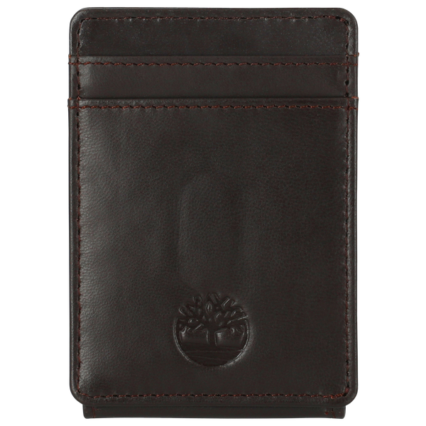 Timberland Magnetic Clip Front Pocket Wallet - Men's - Brown