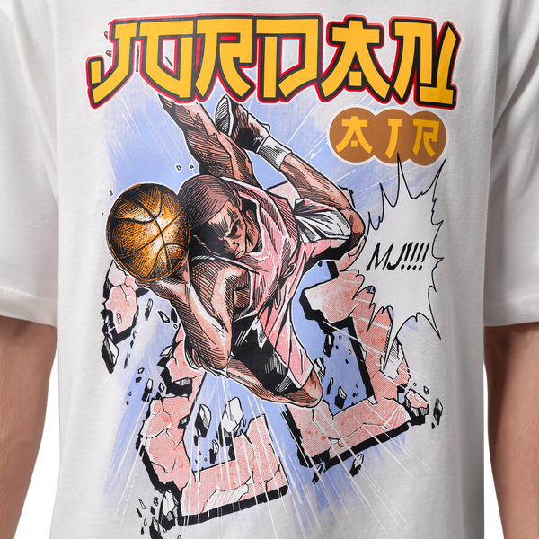 Jordan Anime 85 Short Sleeve Crew - Men's - White - Image 4