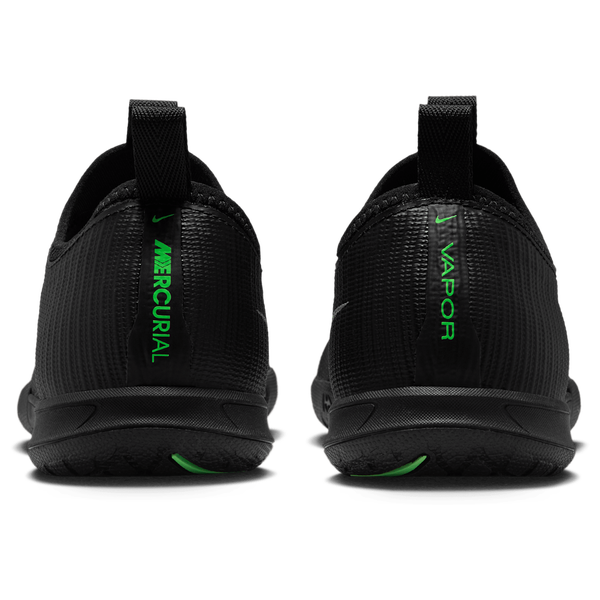 Nike Jr Vapor 17 Academy IC - Boys' Grade School - Black/Black/Illusion Green - Image 3