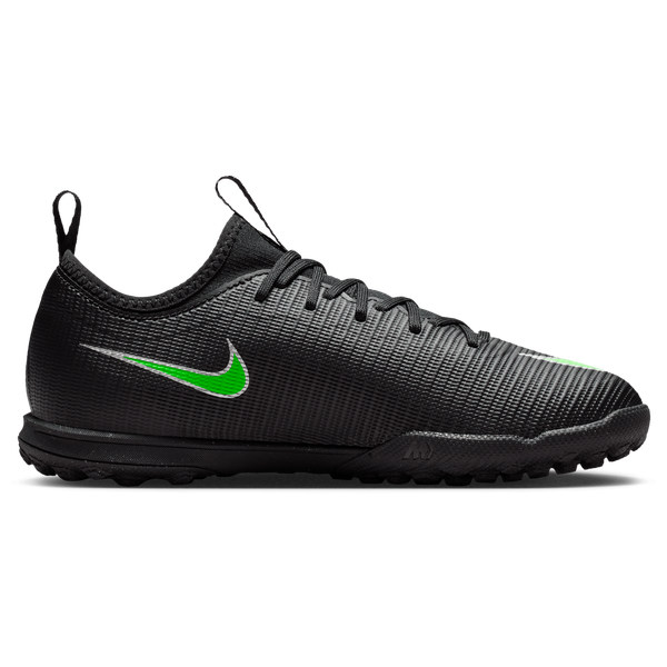 Nike Jr Vapor 17 Academy TF - Boys' Grade School - Black/Black/Illusion Green