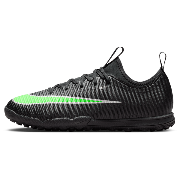Nike Jr Vapor 17 Academy TF - Boys' Grade School - Black/Black/Illusion Green - Image 2