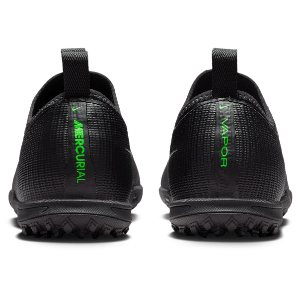 Nike Jr Vapor 17 Academy TF - Boys' Grade School - Black/Black/Illusion Green - Image 3