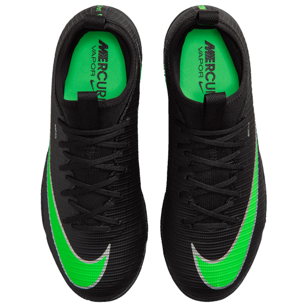 Nike Jr Vapor 17 Academy TF - Boys' Grade School - Black/Black/Illusion Green - Image 4