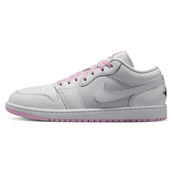 Jordan Air Jordan 1 Low SE - Men's - Summit White/Light Arctic Pink/Silver - Image 2