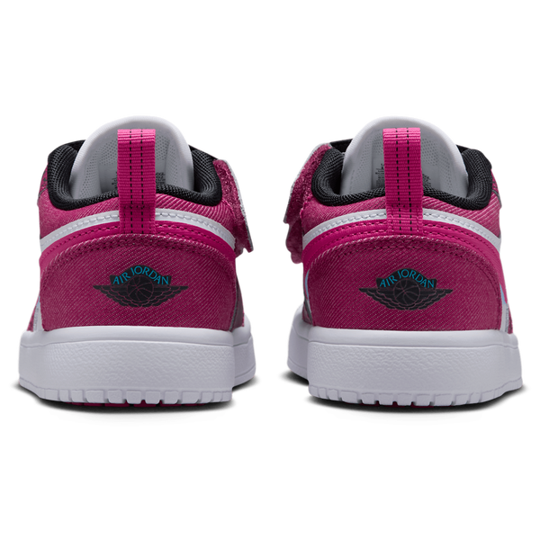 Jordan 1 Low Alt SE FEM - Girls' Preschool - Pink/Black/White - Image 3