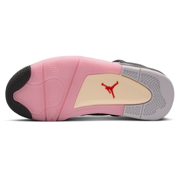 Jordan Retro 4 - Girls' Grade School - Tan/Gray/Pink - Image 5