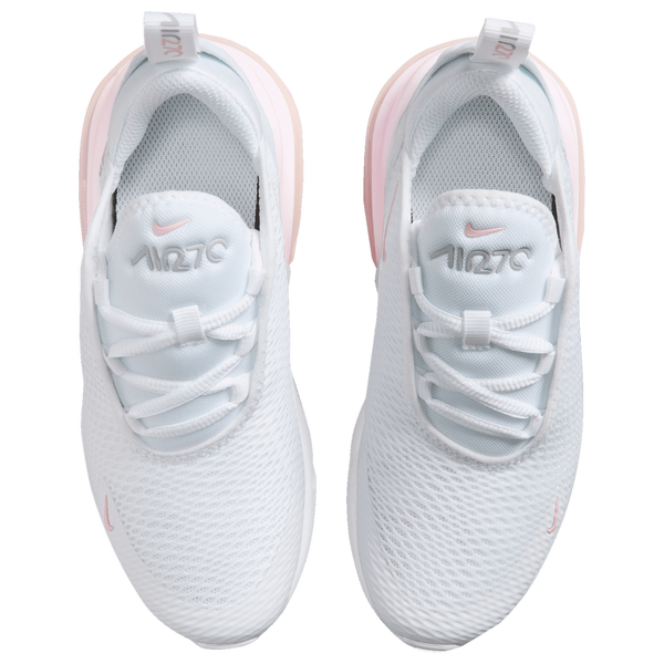Nike Air Max 270 - Boys' Preschool - White/Pink Foam/Lt Smoke Grey - Image 4