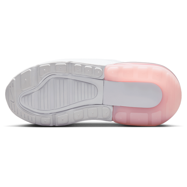 Nike Air Max 270 - Boys' Preschool - White/Pink Foam/Lt Smoke Grey - Image 5
