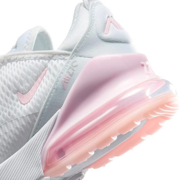 Nike Air Max 270 - Boys' Preschool - White/Pink Foam/Lt Smoke Grey - Image 8