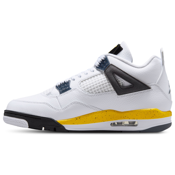 Jordan Air Jordan Retro 4 - Men's - White/Yellow - Image 2