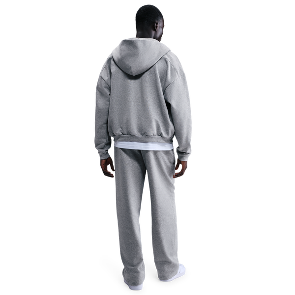 Nike TF SI Brush Hoodie - Men's - Dk Grey Heather/Black - Image 4