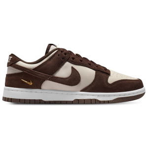 Nike Dunk Low SE - Women's - Orewood Brown/White/Metallic Gold
