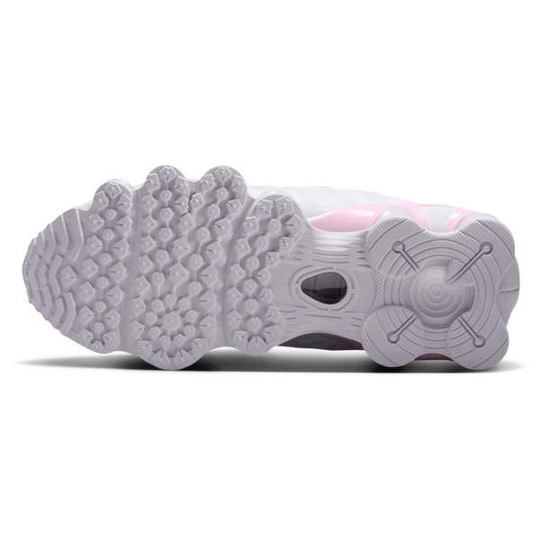 Nike Shox TL - Boys' Grade School - White/Metallic Silver/Pink Foam - Image 5