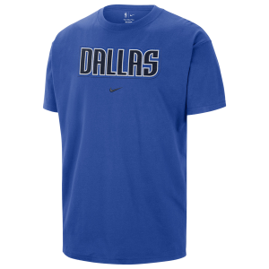 Nike Mavericks Wordmark Standard Issue S/S T-Shirt - Men's - Blue