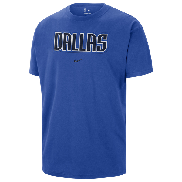 Nike Mavericks Wordmark Standard Issue S/S T-Shirt - Men's - Blue