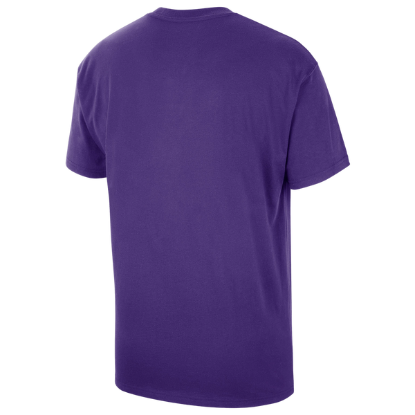 Nike Lakers Wordmark Standard Issue S/S T-Shirt - Men's - Purple - Image 2