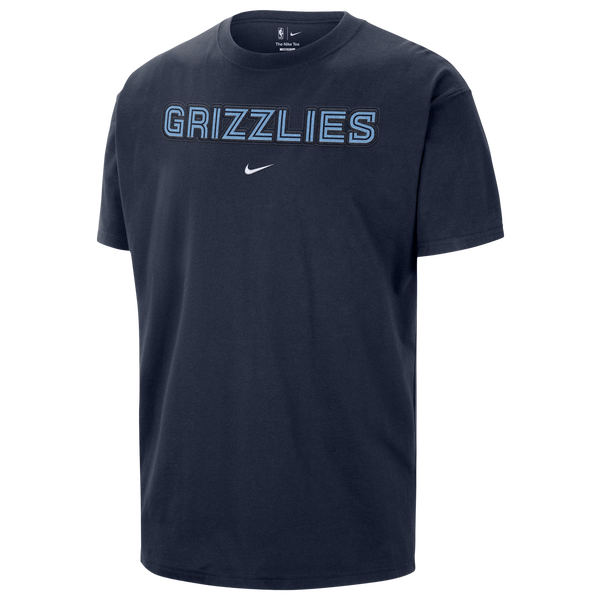 Nike Grizzlies Wordmark Standard Issue S/S T-Shirt - Men's - Navy