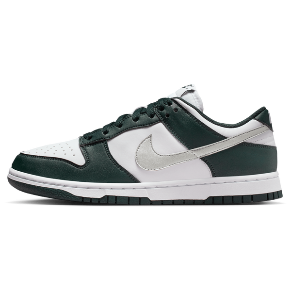 Nike Dunk Low - Women's - Mtlc Silver/Seaweed/White - Image 2
