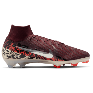 Nike Zoom Superfly 10 Elite FG - Men's - Mtlc Silver/Burgundy Crush/Univ Red