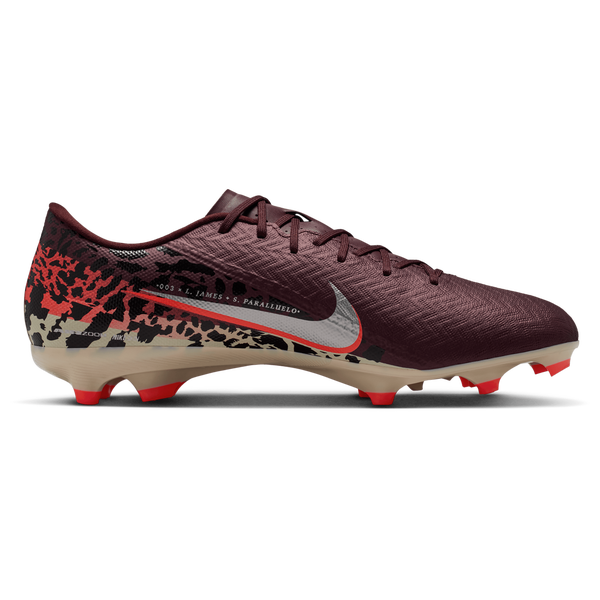 Nike Zoom Vapor 16 Academy FG/MG - Men's - Mtlc Silver/Univ Red/Burgundy Crush