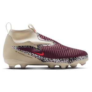 Nike Phantom 6 High Academy FG/MG - Boys' Grade School - Burgundy Crush/Fossil/University Red