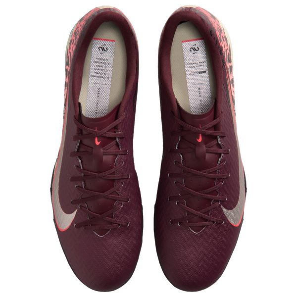 Nike Zoom Vapor 16 Academy TF - Men's - Burgundy Crush/Mtlc Silver/Univ Red - Image 4