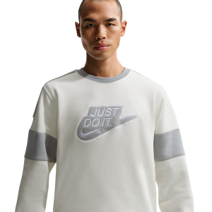 Nike Club BB Crew JDI - Men's - Lt Smoke Grey/Sail/Lt Smoke Grey