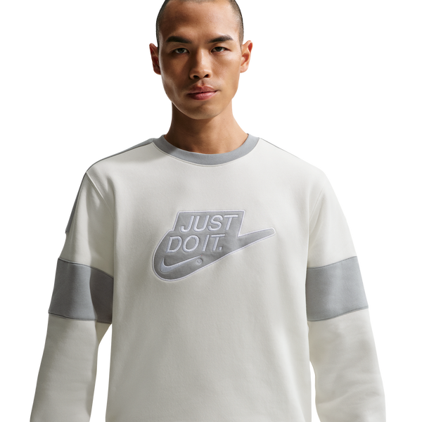Nike Club BB Crew JDI - Men's - Lt Smoke Grey/Sail/Lt Smoke Grey