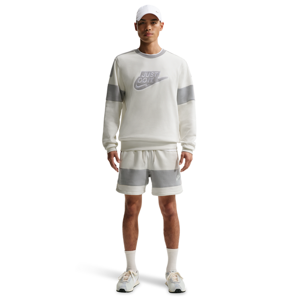 Nike Club BB Crew JDI - Men's - Lt Smoke Grey/Sail/Lt Smoke Grey - Image 3
