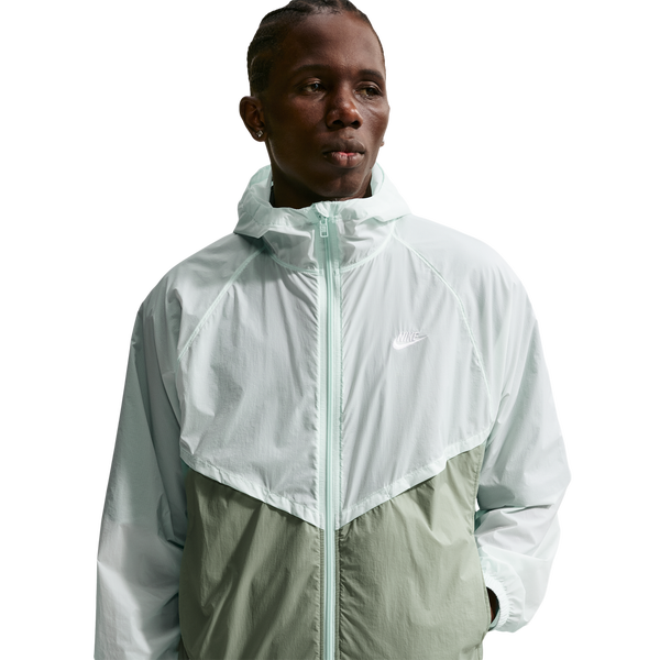 Nike Windrunner Lightweight Unlined FZ UV Jacket - Men's - Barely Green/White/Jade Horizon