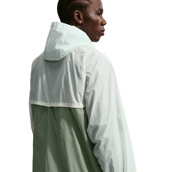 Nike Windrunner Lightweight Unlined FZ UV Jacket - Men's - Barely Green/White/Jade Horizon - Image 2