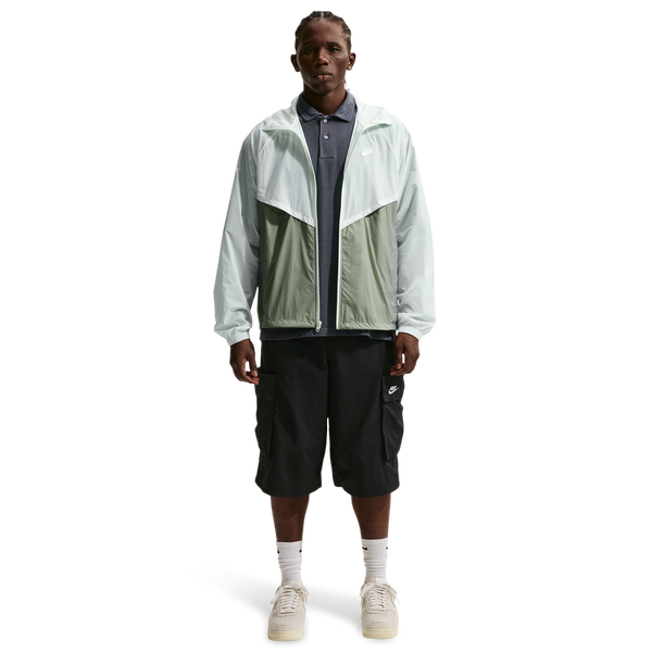 Nike Windrunner Lightweight Unlined FZ UV Jacket - Men's - Barely Green/White/Jade Horizon - Image 3