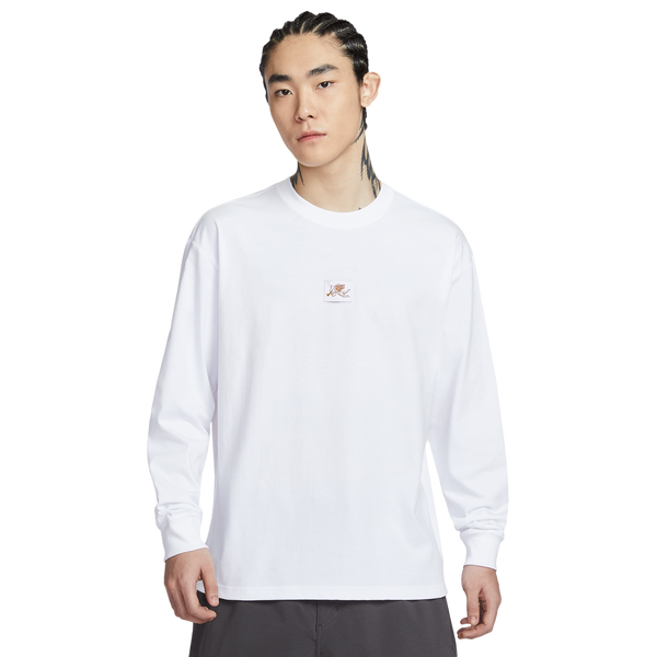 Nike NSW Vday Loose Long Sleeve Tee - Men's - White