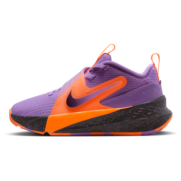 Nike Team Hustle D 12 SE - Boys' Preschool - Bright Violet/Black/Total Orange - Image 2