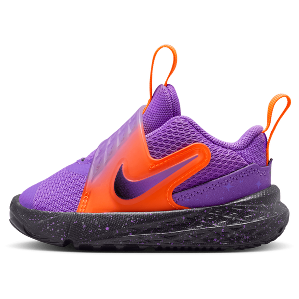Nike Team Hustle D 12 SE - Boys' Toddler - Bright Violet/Total Orange/Black - Image 2