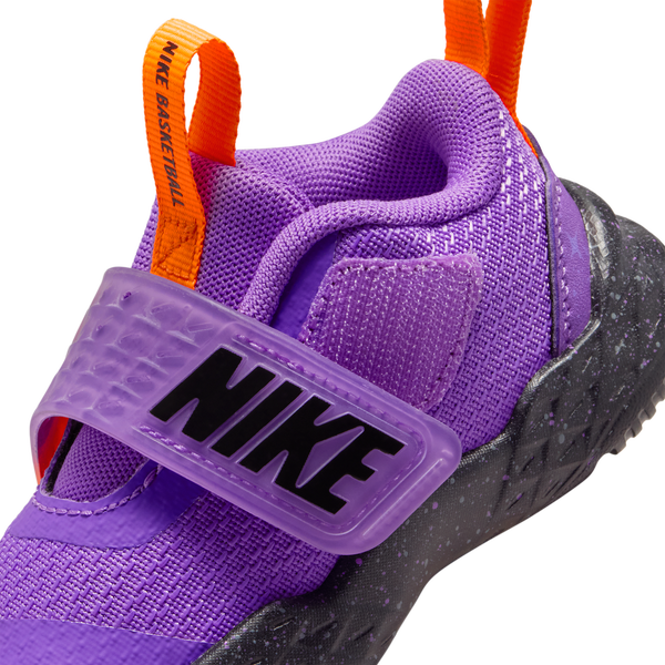 Nike Team Hustle D 12 SE - Boys' Toddler - Bright Violet/Total Orange/Black - Image 8