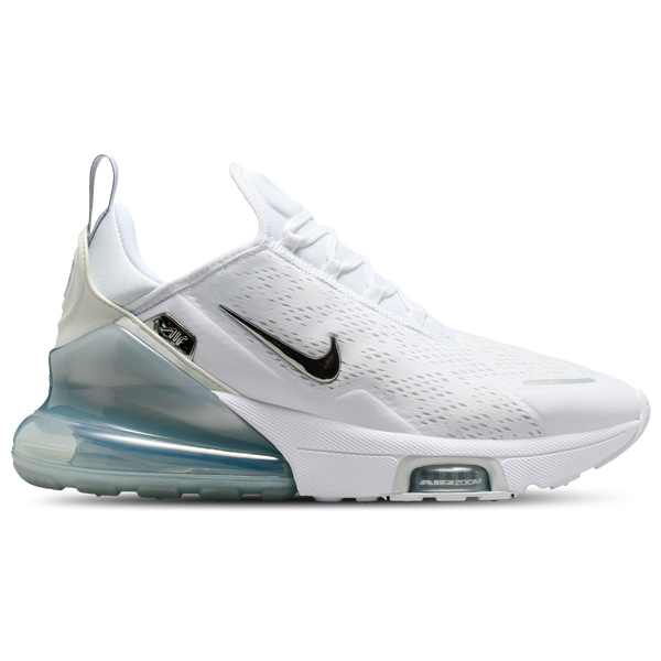 Nike Air Max 270 Premium - Men's - White/Metallic Silver