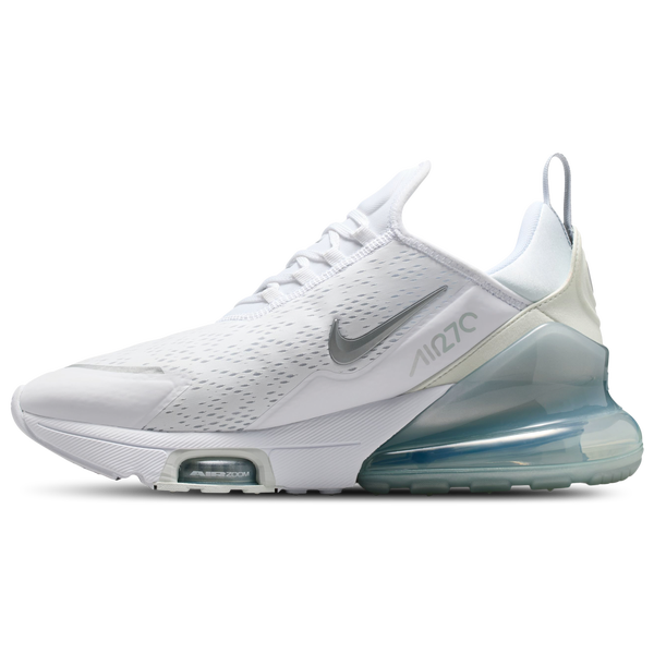 Nike Air Max 270 Premium - Men's - White/Metallic Silver - Image 2