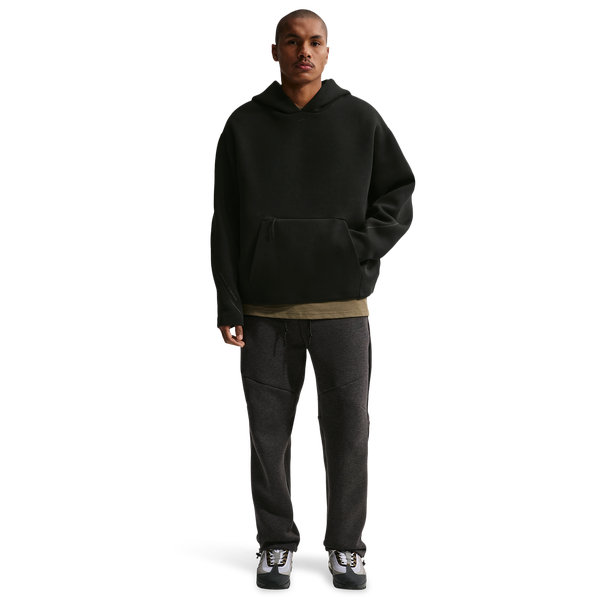 Nike Tech Ergo Pullover Hoodie - Men's - Black/Black - Image 3