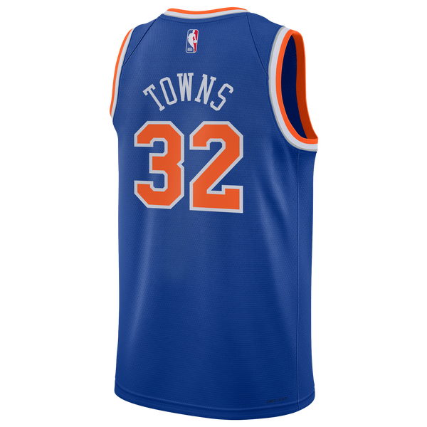 Nike Karl-Anthony Towns Knicks Icon Jersey - Boys' Grade School - Rush Blue - Image 3