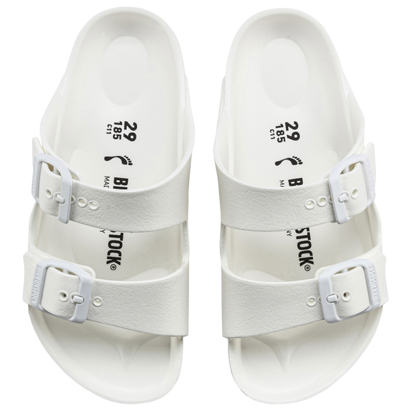 Birkenstock Arizona - Girls' Preschool - White/White - Image 2