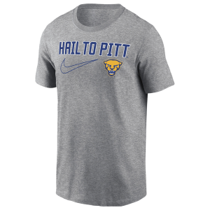 Nike Univ of Pittsburgh Alternate Logo 4 T-Shirt - Men's - Gray