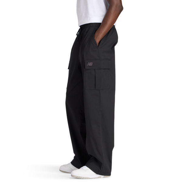 New Balance Cotton Twill Cargo Pants - Men's - Black/Black - Image 3