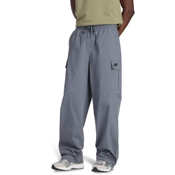 New Balance Cotton Twill Cargo Pants - Men's - Grey/Black