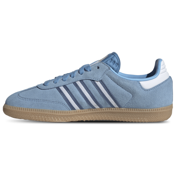 adidas Samba - Boys' Grade School - Crew Blue/Light Blue/White - Image 2